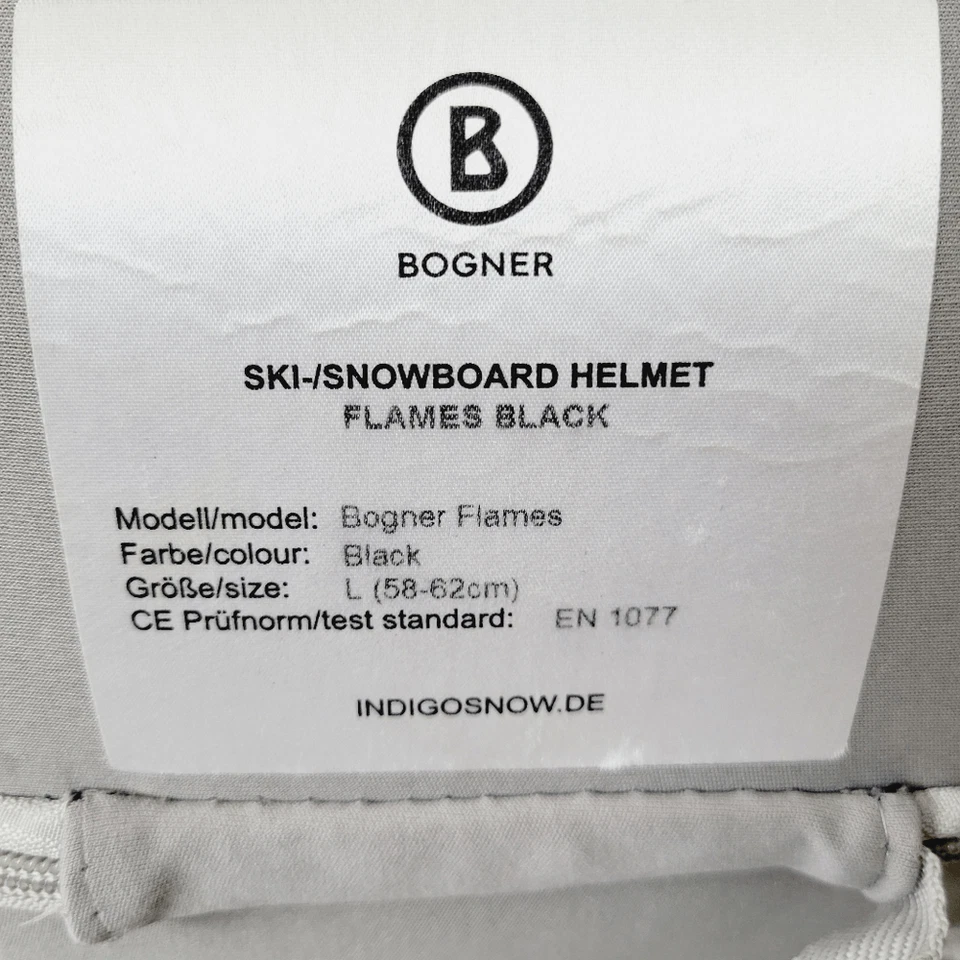 Casco Bogner esquí snowboard llamas L Foto 2 de 4