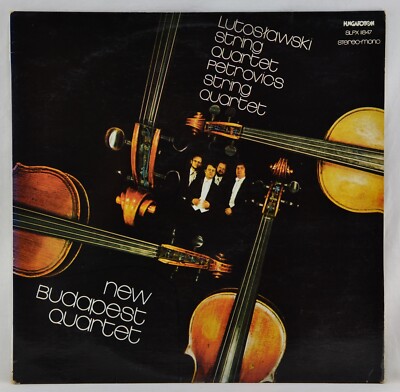 NEW BUDAPEST QUARTET - LUTOSLAWSKI - PETROVICS - String Quartet - LP Hungaroton