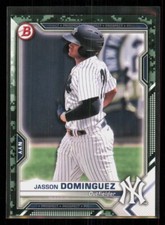 2021 Bowman Paper Prospects #BP-13 Jasson Dominguez Camo Border