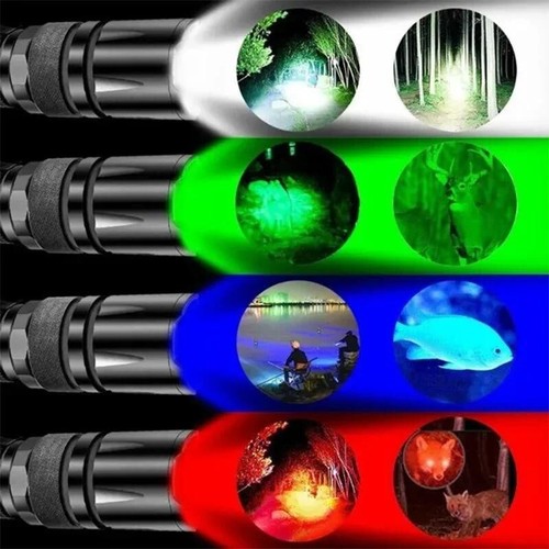 Linterna 4 en 1 Multicolor LED Zoom Exterior Caza Fotográfica Selfie Totch - Imagen 17 de 18