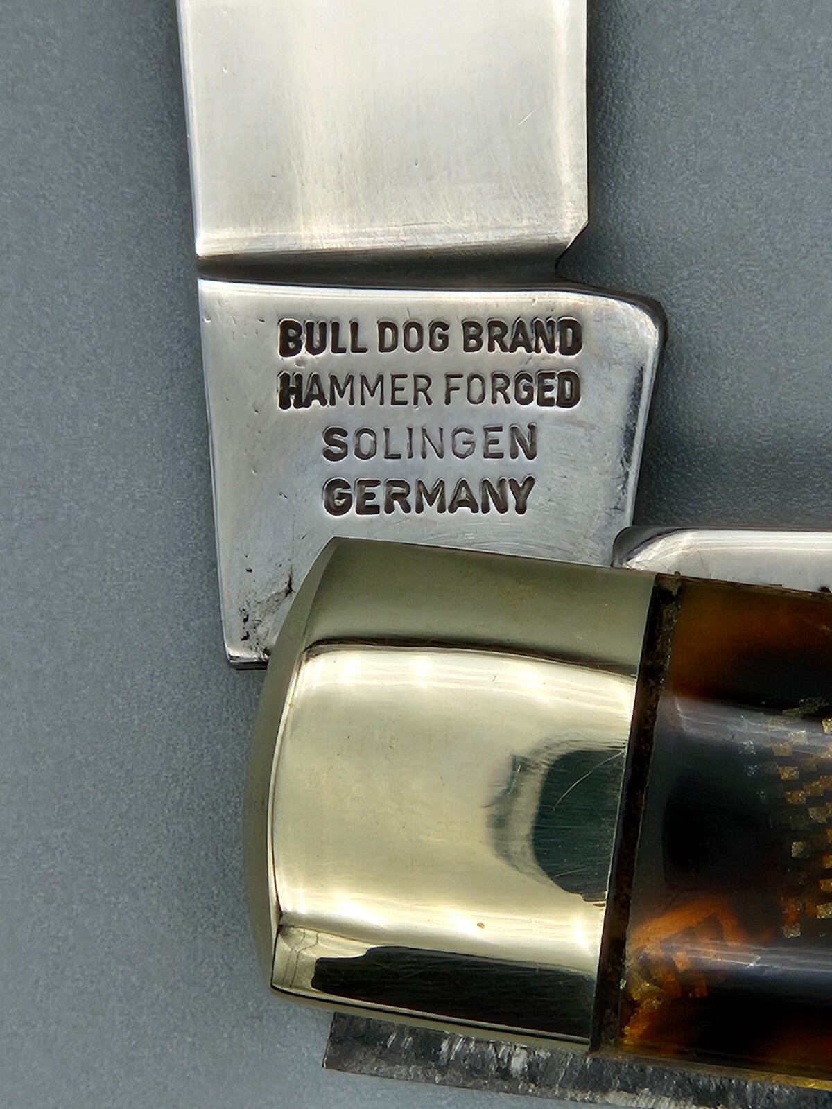 Vintage Bulldog Brand 1st Gen BKC 133 Trapper Jack Duck Feather 2 Blade