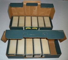 Lot of 11 Vintage Argus No 593 Automatic Slide Changer Magazines w 2 Carry Boxes