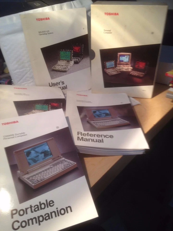VINTAGE TOSHIBA PERSONAL COMPUTER MANUALS - Image 2 of 2