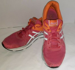 womens orange asics running shoes