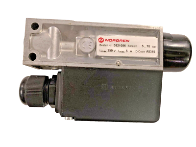 #ad Norgren 8D 0821056 Electro Mechanical Hydraulic Pressure Switch 5...70 bar G1 4 $250.00