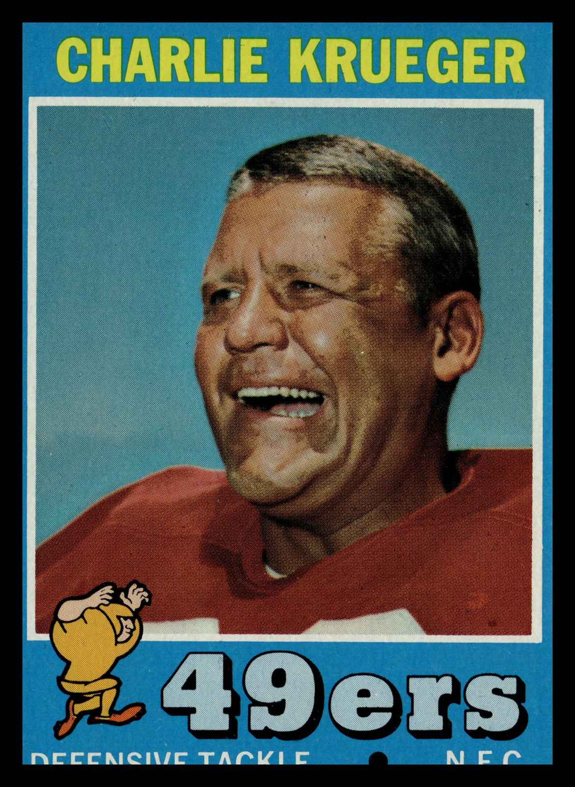 1971 Topps #213 Charlie Krueger DT 49ers