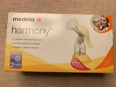 medela Milchpumpe harmony, 2-phasen hand-milchpumpe in OVP, Größe M, mit Zubehör