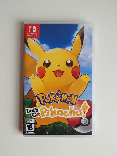 Pokemon Let's Go Pikachu Game in Case! Nintendo Switch!