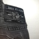 True Religion Geno Jeans Mens Black Relaxed Slim Denim Sz 42 X 30 — photo 2