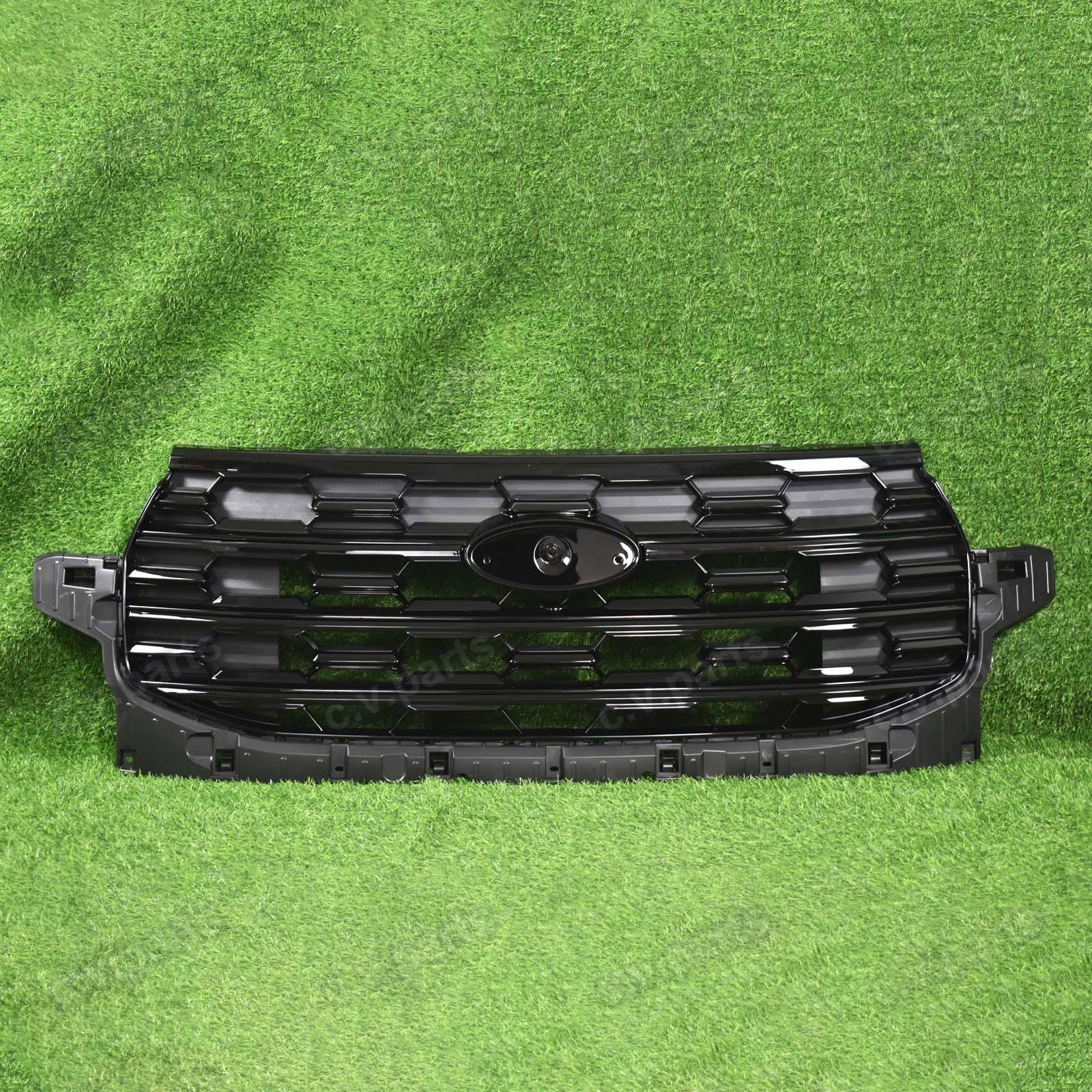Front Bumper Grille Radiator Grill Assembly Gloss Black For 2025 Ford Explorer