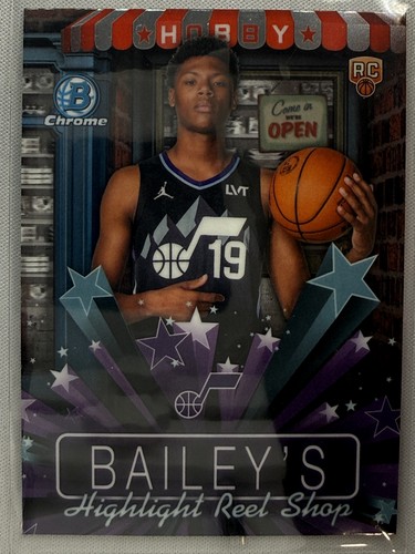 2025-26 Bowman #HS-9 Ace Bailey Hobby Stars Utah Jazz