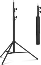 Photography Light Stand 9.2Ft/110'', Heavy Duty Light Stand Aluminum Alloy Spri