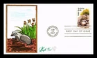 US COVER BADGER WILDLIFE CAPEX FIRST DAY ISSUE PUGH HAND PAINTED