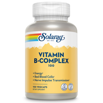 Solaray Vitamin B-Complex 100 | 100 VegCaps