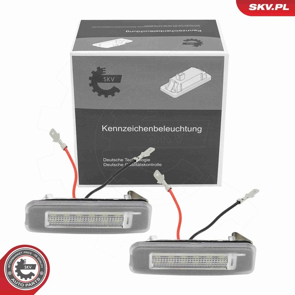 Kennzeichenleuchte Esen Skv 72SKV552 FüR Ford Focus 1 Daw Dbw Turnier Dnw Dfw-image