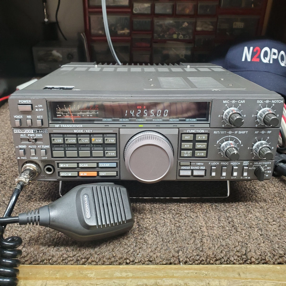 ケンウッド　TS-440S　アンロック　ジャンクです。 KENWOOD TS-440S PLL UnLock ロック不具合 メンテ 修理 復活作業 メモ