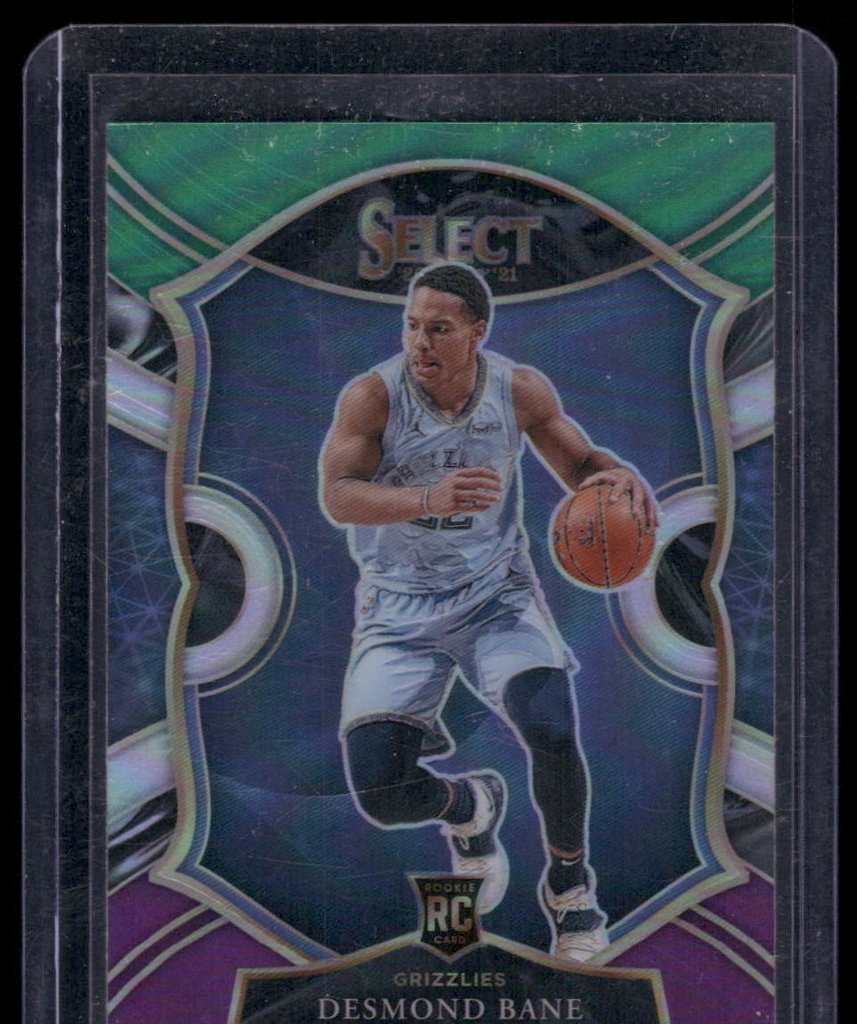 2020-21 Panini Select #90 Desmond Bane Green White Purple