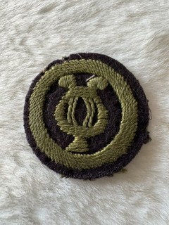 Rare Early Girl Guides Minstrel/Musician Felt Cloth Badge c.1922 girl guiding