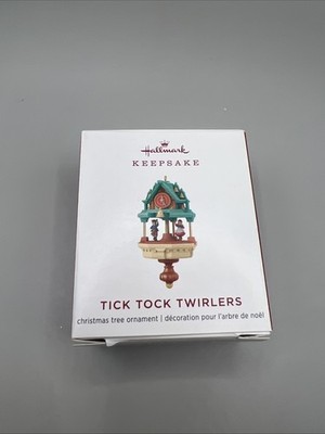 Hallmark Keepsake 2019 ''Tick Tock Twirlers'' Mini Ornament ~ NIB