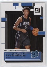 2022-23 Panini Donruss Rated Rookie Silver Press Proof Paolo Banchero #201 0x49