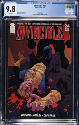 Invincible #24 CGC 9.8 Robert Kirkman Ryan Ottley Image Comics 2005