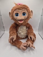 2012 Hasbro FurReal Friends Large Cuddles My Giggly Monkey Interactive Pet WORKS