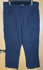 Orvis Men  s Pants Fleece Lined Black Size 34x29 Hiking Fishing Outdoors Camp