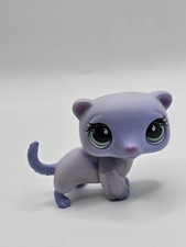 Littlest Pet Shop LPS Ferret #880 Lavender Blue Purple Teal *Dye Marks READ*