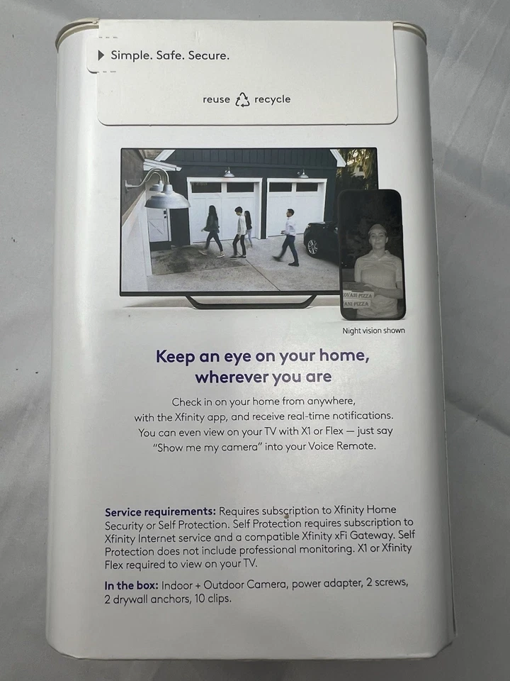 Xfinity Indoor Outdoor Wireless Model 304683 Color White New Factory Sealed Box - Image 3 of 4