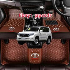 Fit for Toyota Prado Car FIoor Mats Luxury Waterproof Auto Carpet Liner Mats