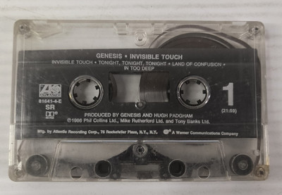 Genesis, Invisible Touch, Cassette Tape 1986