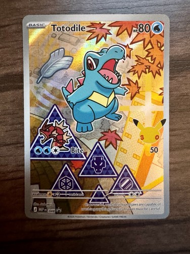 Pokémon TCG Totodile 048 First Partner Pack Promo Holo 80 HP English 2026