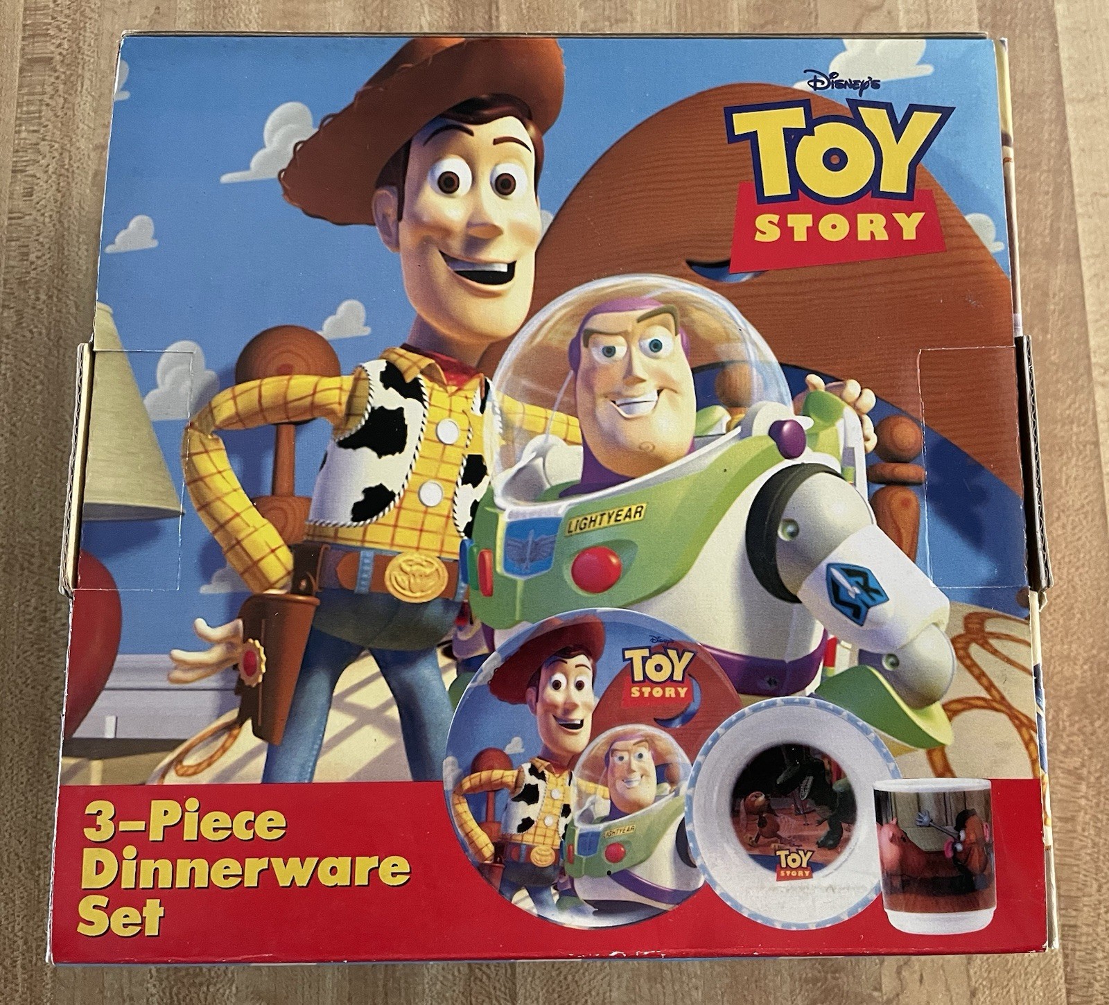 Disney Toy Story by Zak Designs 3-piece Dinnerware Set 1995 