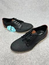 Sonoma Loafer Shoes boys size 3 Memory Foam dressy Black Event Formal Wedding*