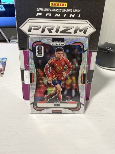 Panini 2026 Prizm FIFA World Cup Pedri Spain #80 Silver Wave Prizm