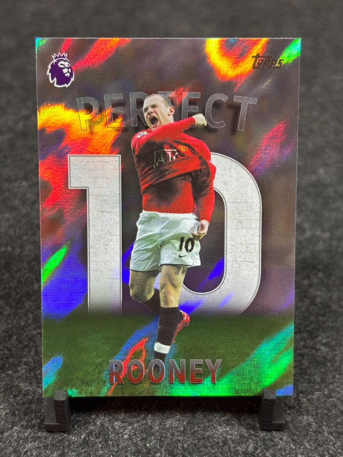 2026/27 Topps Flagship Premier League Wayne Rooney Perfect 10 PT9 Man United
