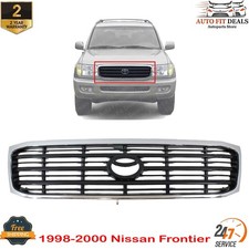 Front Grille Chrome Shell W Black Insert For 1998-2002 Toyota Land Cruiser
