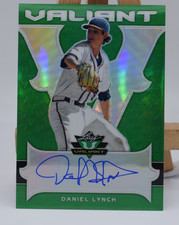 Daniel Lynch AUTOGRAPH ON-CARD ROOKIE /99 2018 Leaf Valiant KC Royals #BA-DL1 RC. rookie card picture