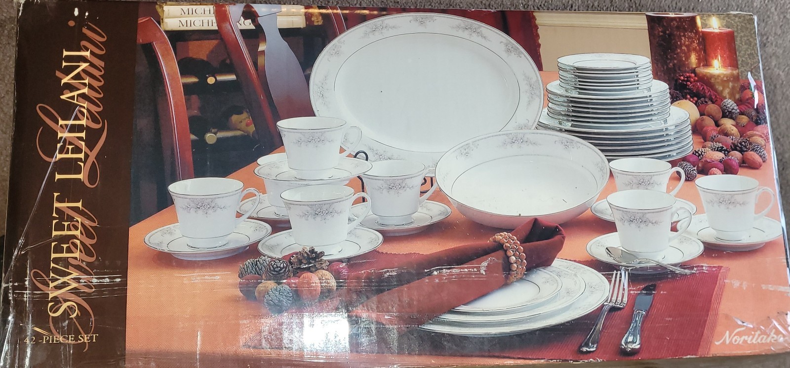 Noritake Sweet Leilani 42-Piece Dinnerware Set, Service For 