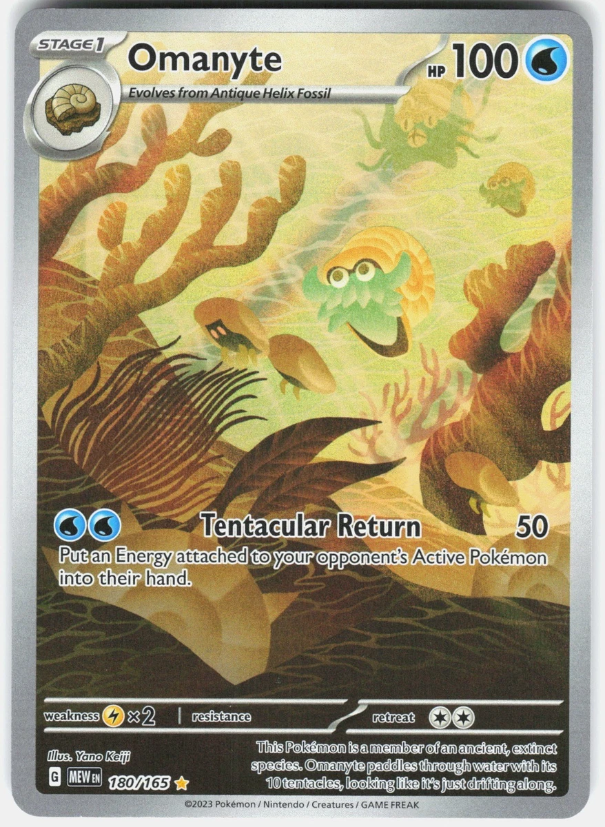 Omanyte Pokémon TCG Cards for sale | eBay