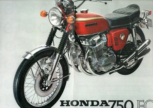 1969 HONDA CB750 FOUR K0 SPORTS SUPERBIKE 8 page Motorcycle Sales Brochure NCS - Picture 8 of 8