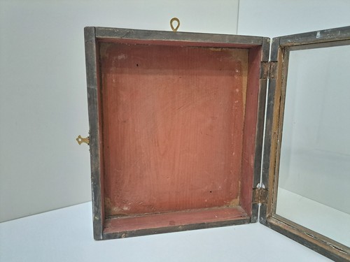 Scatola icona Kiot in legno Сase religione cristianesimo icona Ucraina vecchia porta aperta - Foto 16 di 23