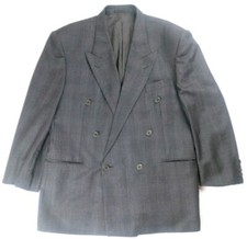 Yves Saint Laurent Charcoal Gray Blazer Cashmere/Wool Blend Size 54R EU 44 US