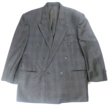 Yves Saint Laurent Charcoal Gray Blazer Cashmere/Wool Blend Size 54R EU 44 US