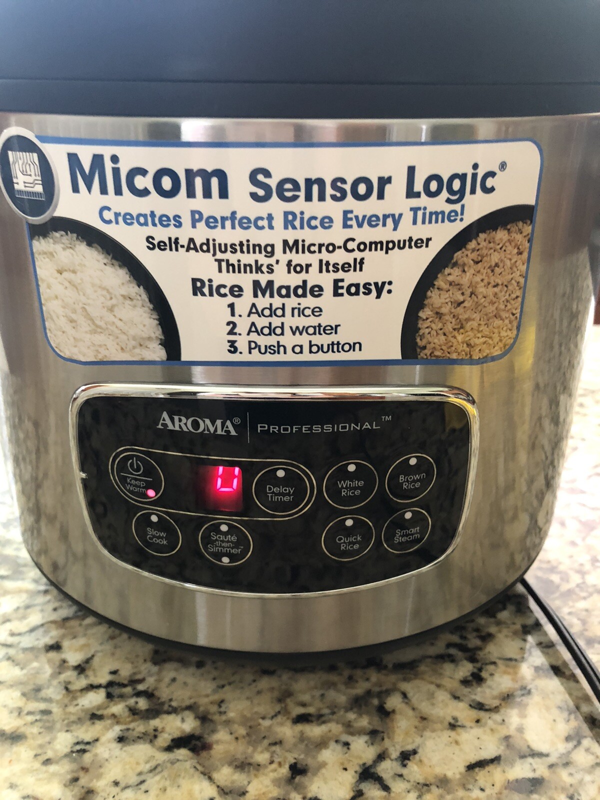 Aroma Professional Micom Sensor Logic Rice Cooker With Manual￼ | eBay