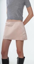 Women's Satin Mini Short Skirt Low-waist Pencil Skirt Slip Bodycon Miniskirt Y2K