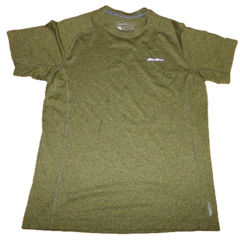 CAMISETA EDDIE BAUER MOTION HOMBRE TALLA M VERDE MANGA CORTA POLI ACTIVA