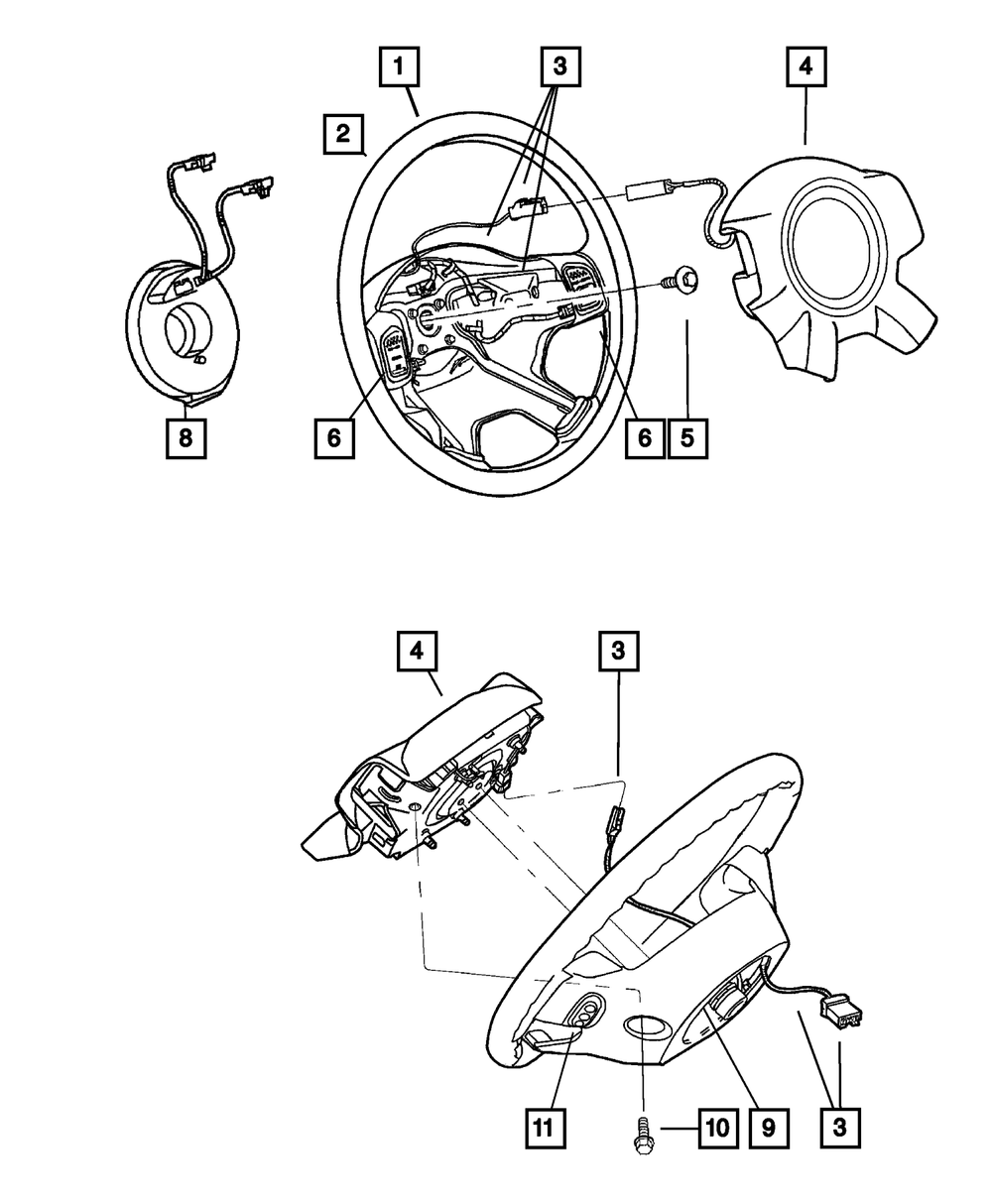 Genuine Mopar Steering Wheel 5GG25DX9AK