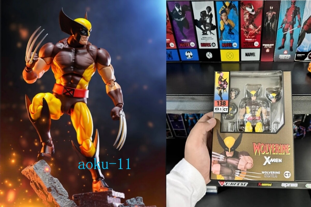 アメコミ MAFEX No.138 WOLVERINE BROWN COMIC Ver. MEDICOM TOY MAFEX No.138 WOLVERINE BROWN COMIC Ver. X-MEN | eBay