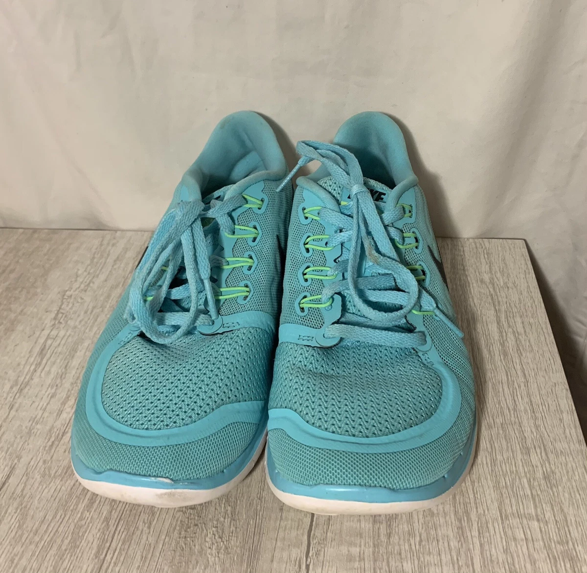 Nike Free 5.0 Women&#039;s Running Barefoot Ride Aqua 7.5 eBay